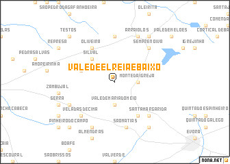 map of Vale de El-Rei ae Baixo
