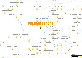 map of Vale de Estacas