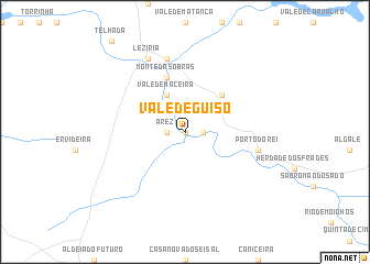 map of Vale de guiso