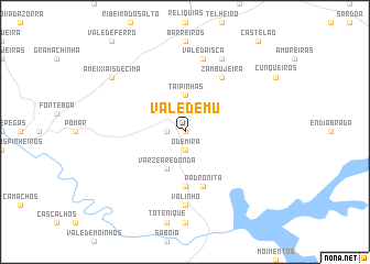 map of Vale de Mu