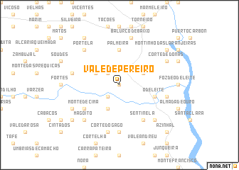 map of Vale de Pereiro