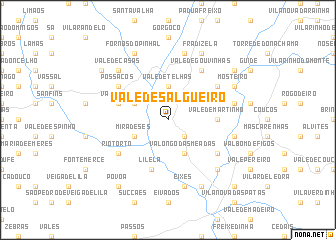 map of Vale de Salgueiro