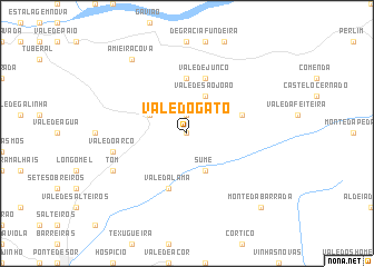 map of Vale do Gato