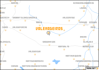 map of Vale Madeiros