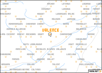 map of Valence