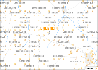 map of Valencia