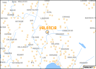 map of Valencia