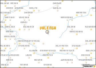 map of Valenga