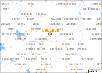 map of Valeoux