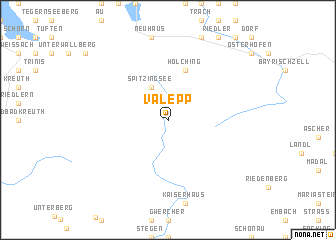 map of Valepp