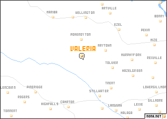 map of Valeria