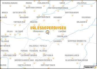 map of Vales de Pêro Viseu