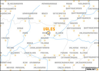map of Vales