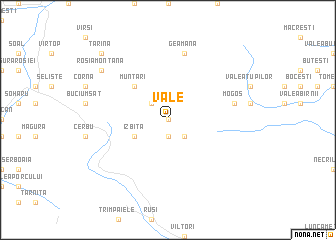 map of Vale