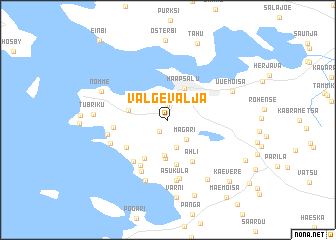 map of Valgevälja