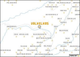 map of Valhelhas