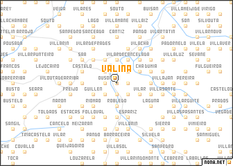 map of Valiña