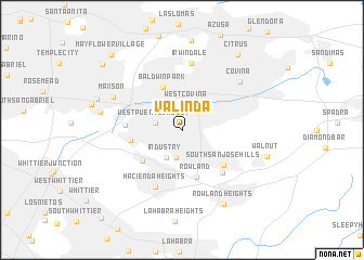 map of Valinda
