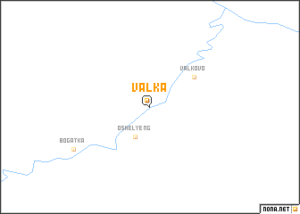 map of Valka