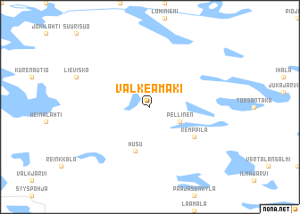 map of Valkeamäki