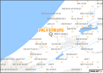 map of Valkenburg
