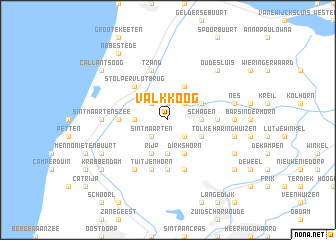 map of Valkkoog