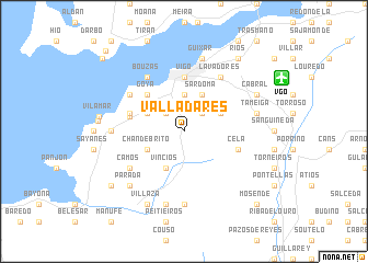 map of Valladares