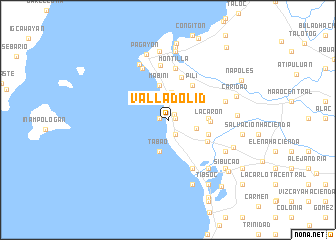 map of Valladolid