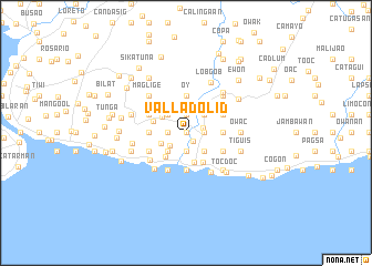 map of Valladolid