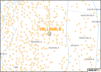 map of Vallawāla