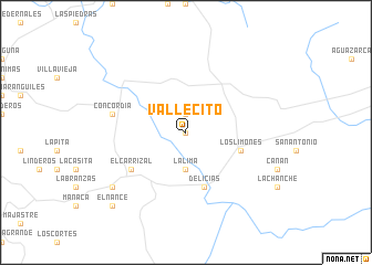 map of Vallecito