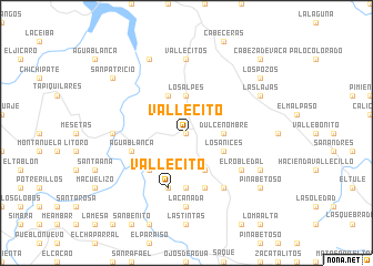 map of Vallecito