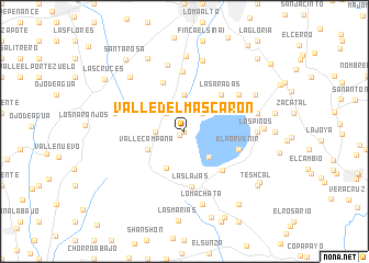 map of Valle del Mascarón