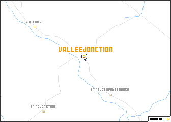 map of Vallée-Jonction