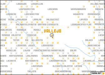 map of Vallejo