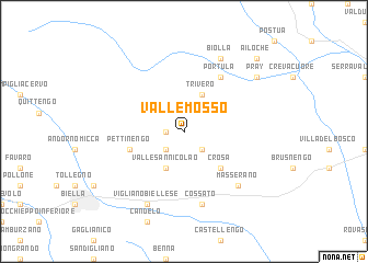 map of Valle Mosso