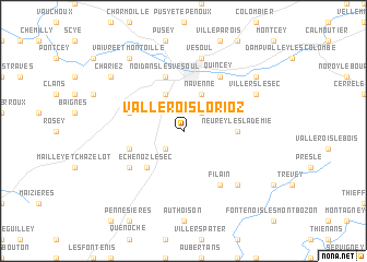 map of Vallerois-Lorioz