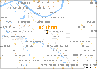 map of Valletot