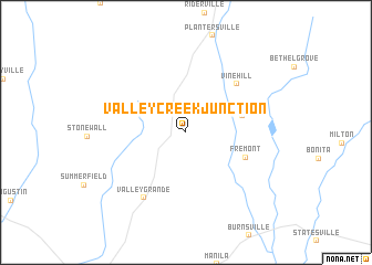 map of Valley Creek Junction