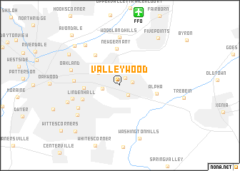 map of Valleywood