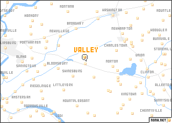 map of Valley