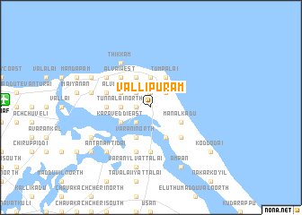 map of Vallipuram