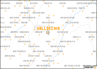 map of Vallocchia