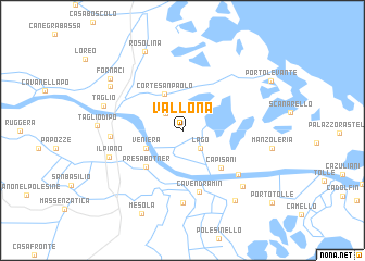 map of Vallona