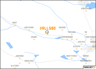 map of Vallsbo