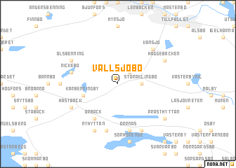 map of Vallsjöbo