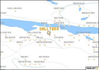 map of Välltorp