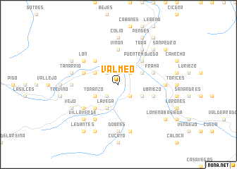 map of Valmeo