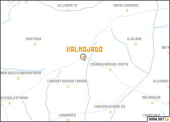 map of Valmojado
