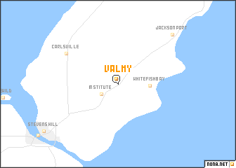 map of Valmy